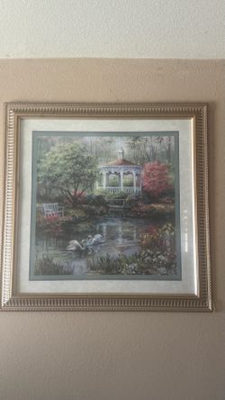 Beautiful Duck Pond Frame (Home Interiors)