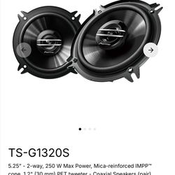 Pioneer TS-G1320S 5.25 Inch Speakers