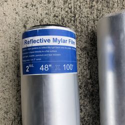 Reflective Mylar Film Brand New Rolls 