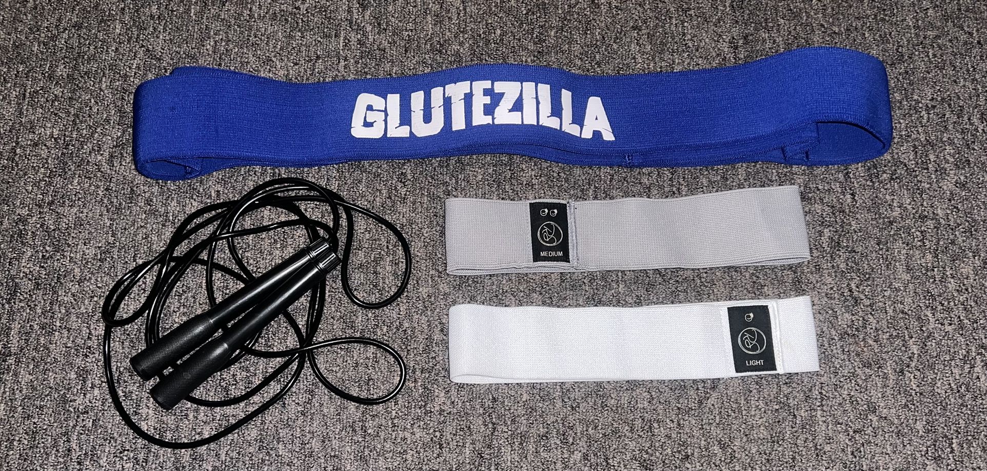 3 Glute Bands + Jump Rope