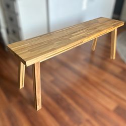 IKEA SKOGSTA Solid Wood Bench  Acacia Natural Finish