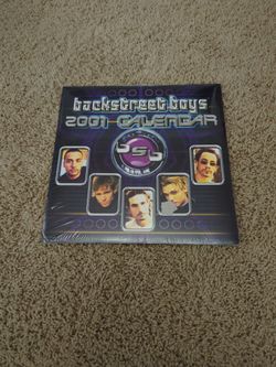Backstreet Boys 2001 Calendar (Unopened)