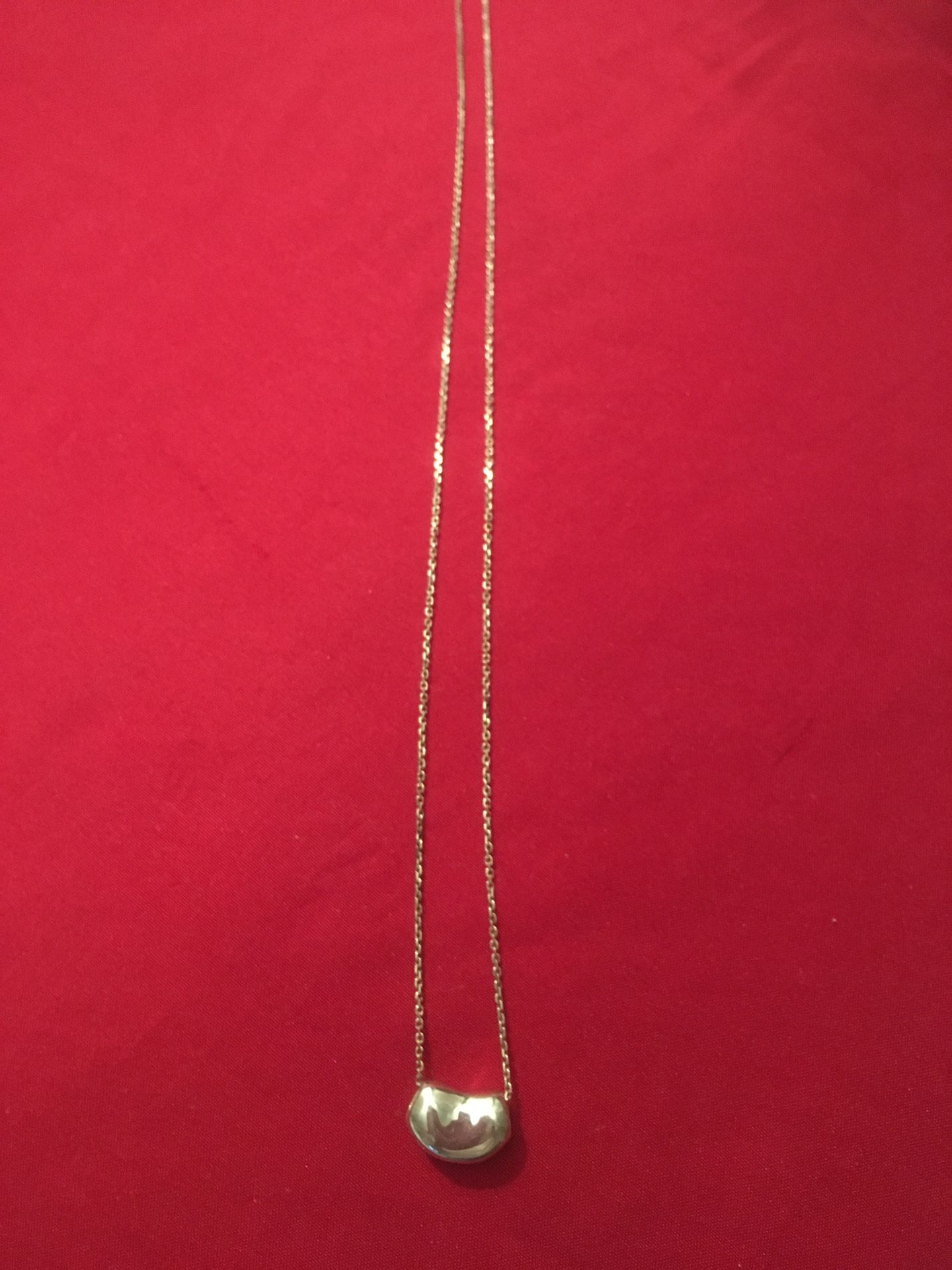 Authentic Tiffany & Co Bean necklace 