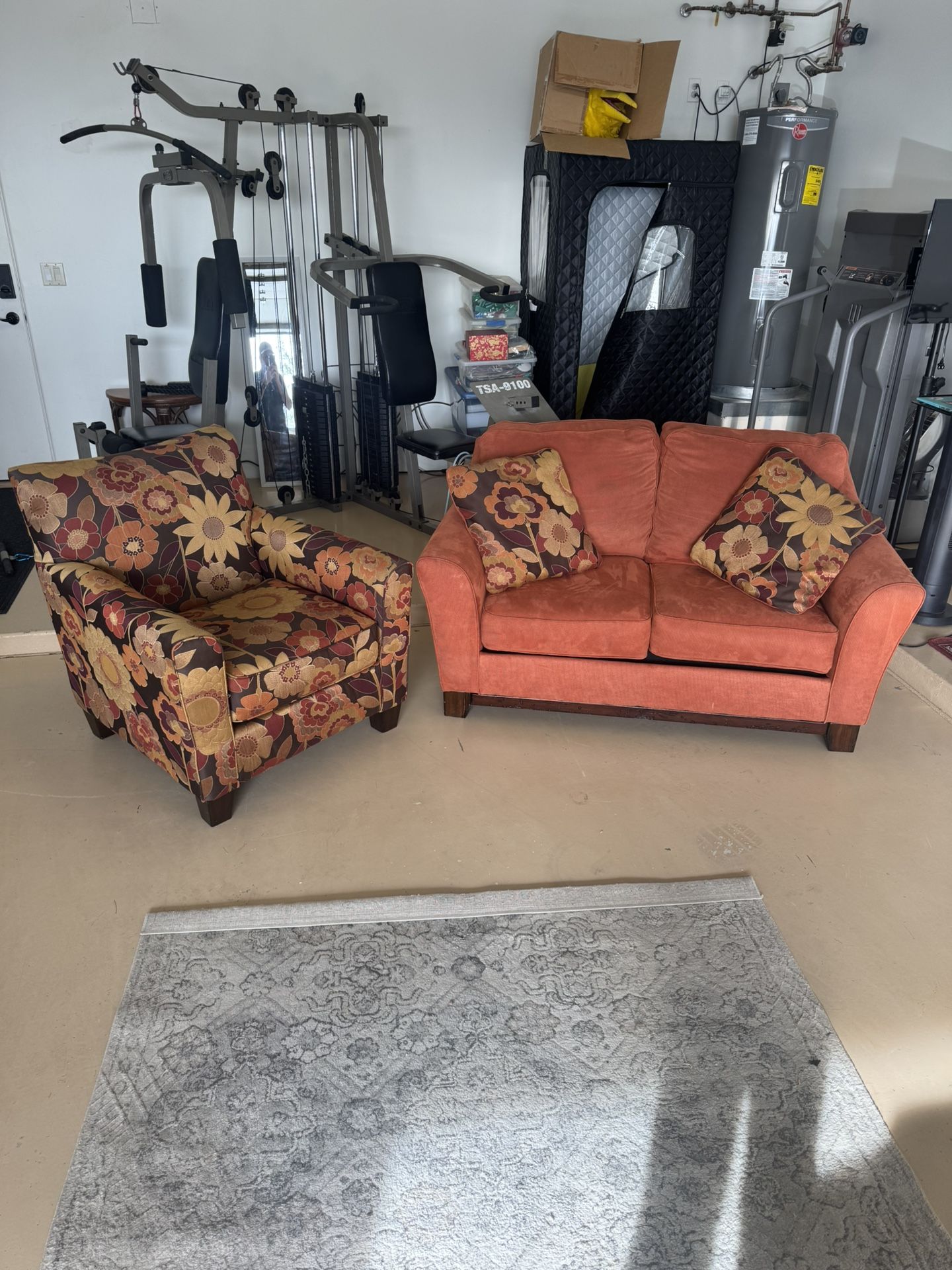 Matching Loveseat And Chair