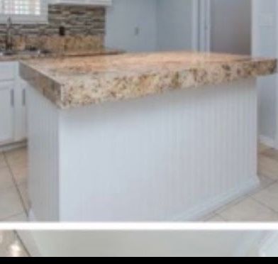 Kitchen Island Disassembled.