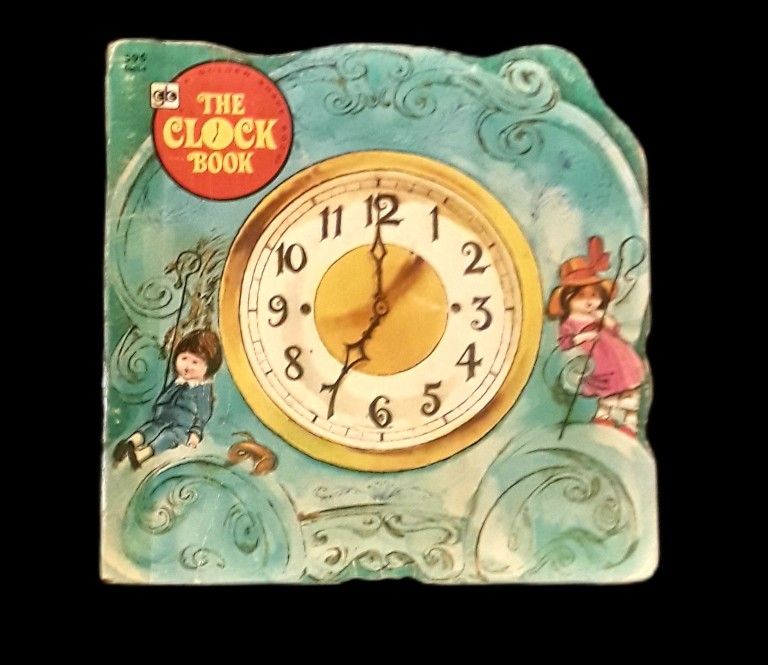 The Clock Book; A Golden Shape Book; Donna Kelly; 1978; Western Publ.; PB;