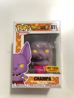Champa dragon ball Z super flocked and hot topic exclusive funko pop
