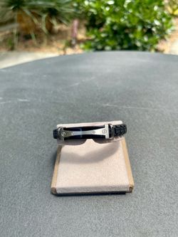 Italgem steel & silicone bracelet