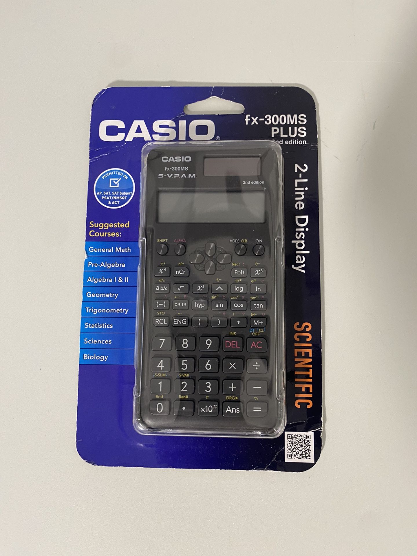 Casio fx-300MS Plus 2nd Edition – Standard Scientific Calculator