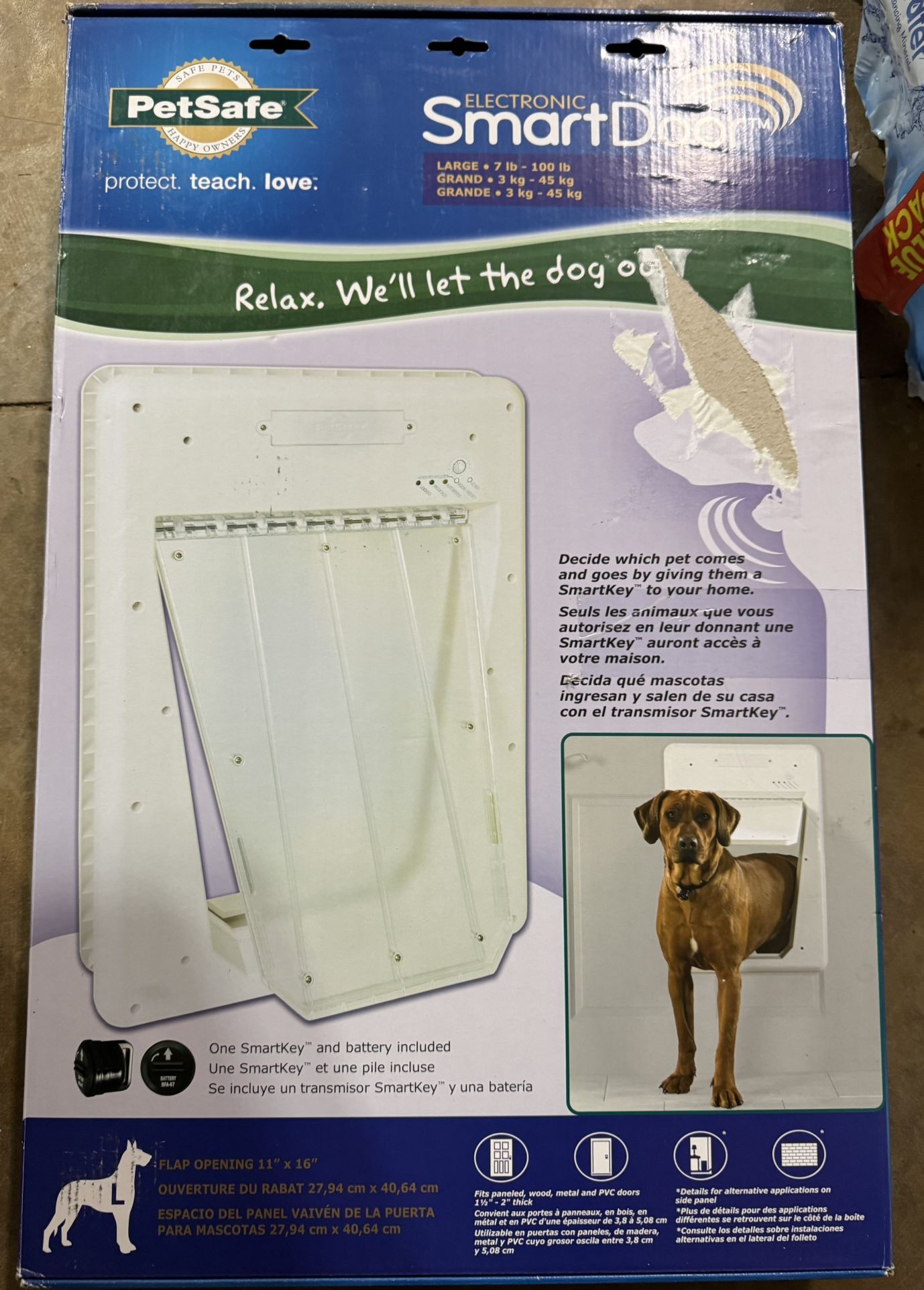 Pet safe Electronic Smart Door(Large Dog)