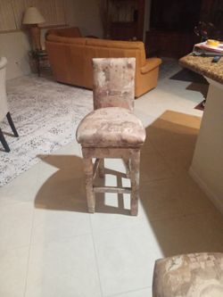 2 Custom Swivel Bar Seats