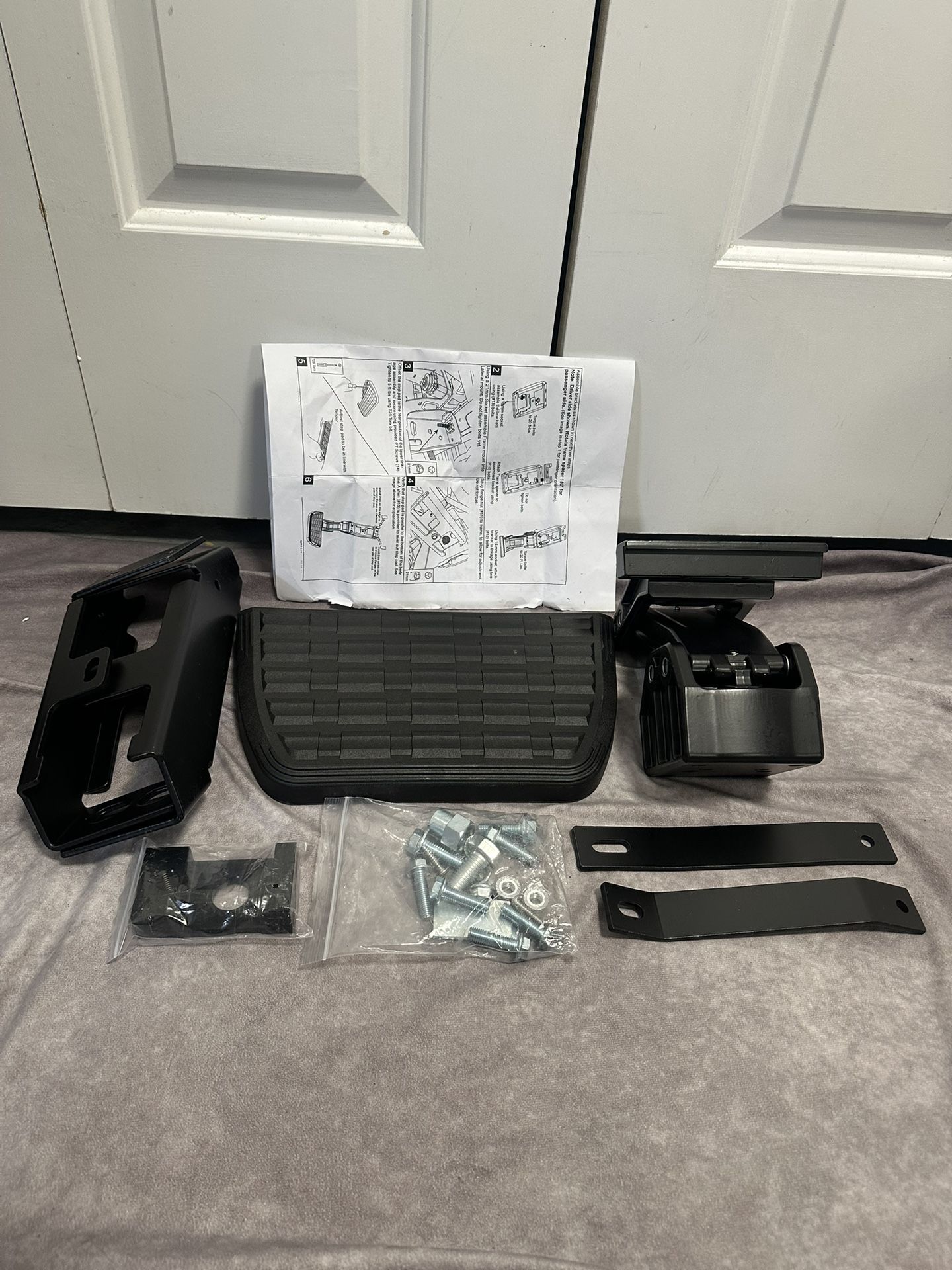 Truck Side Step Retractable Compatible with 2017-2022 Super Duty Bed