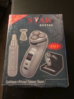 Star SV2186 3-in-1 Personal Trimmer and Shaver