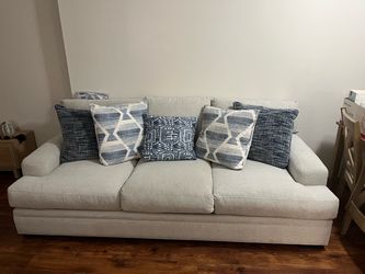 Couch and TV stand