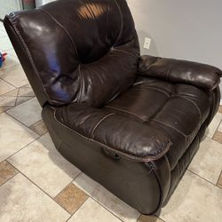 Leather Recliner 