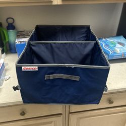 Costco Trunk Cargo Organizer Folding Collapsible Caddy Storage Bag Bin Car Truck SUV