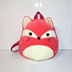 Squishmallows 'Fifi the Red Fox' Plush Backpack 10 Inch Colorful Outerwear NWOT