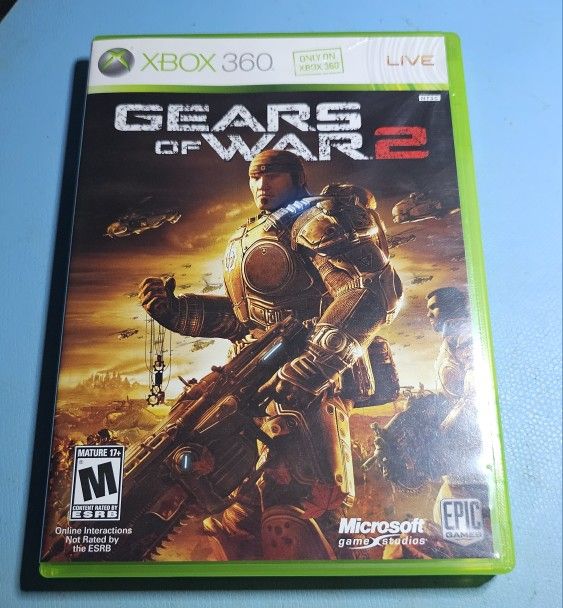Gears Of War 2 Xbox 360 Game CIB