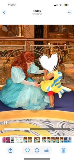 Disney Little Mermaid Toddler Flounder Costume