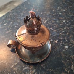 VTG Small Finger Walking Lamp Kerosene/Oil Swivel Tilting 