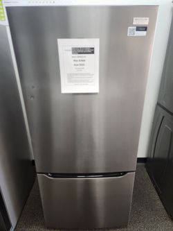 Gallery 30 in. 20.3 cu. ft. Bottom Freezer Refrigerator in Smudge-Proof Stainless Steel with Internal Water Dispenser