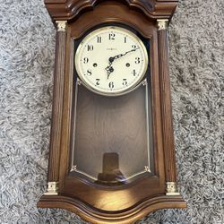 Howard Miller 613-231 Cherry Bordeaux Westmister Chime Wall Clock