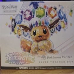 Prismatic Evolutions Pokemon Center Elite Trainer PC ETB Sealed