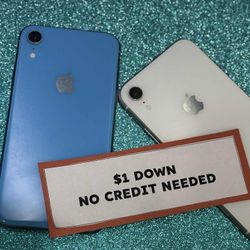 Apple IPhone XR - Pay $1 DOWN AVAILABLE - NO CREDIT NEEDED