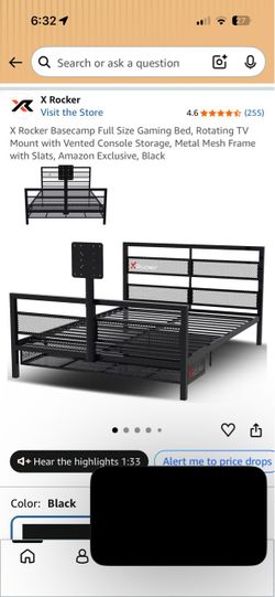 Xrocker twin bed frame