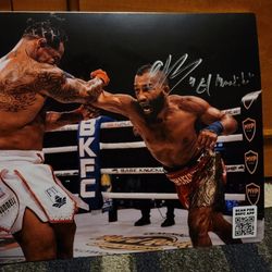 BKFC Elvin Leon Brito Autographed w/Proof