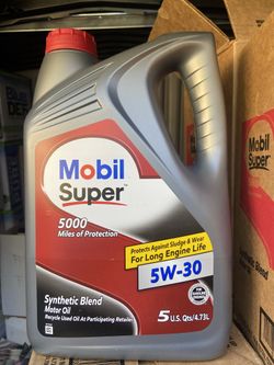 Aceite Mobil Super 5w-30 Synthetic Blend Galón