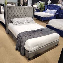 New Queen Bed Frame With Mattress 