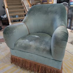 Velvet Club Chair