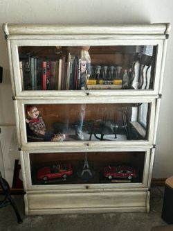 Globe-Wernickie 3 Stack Lawyer's  Barrister Book Case
