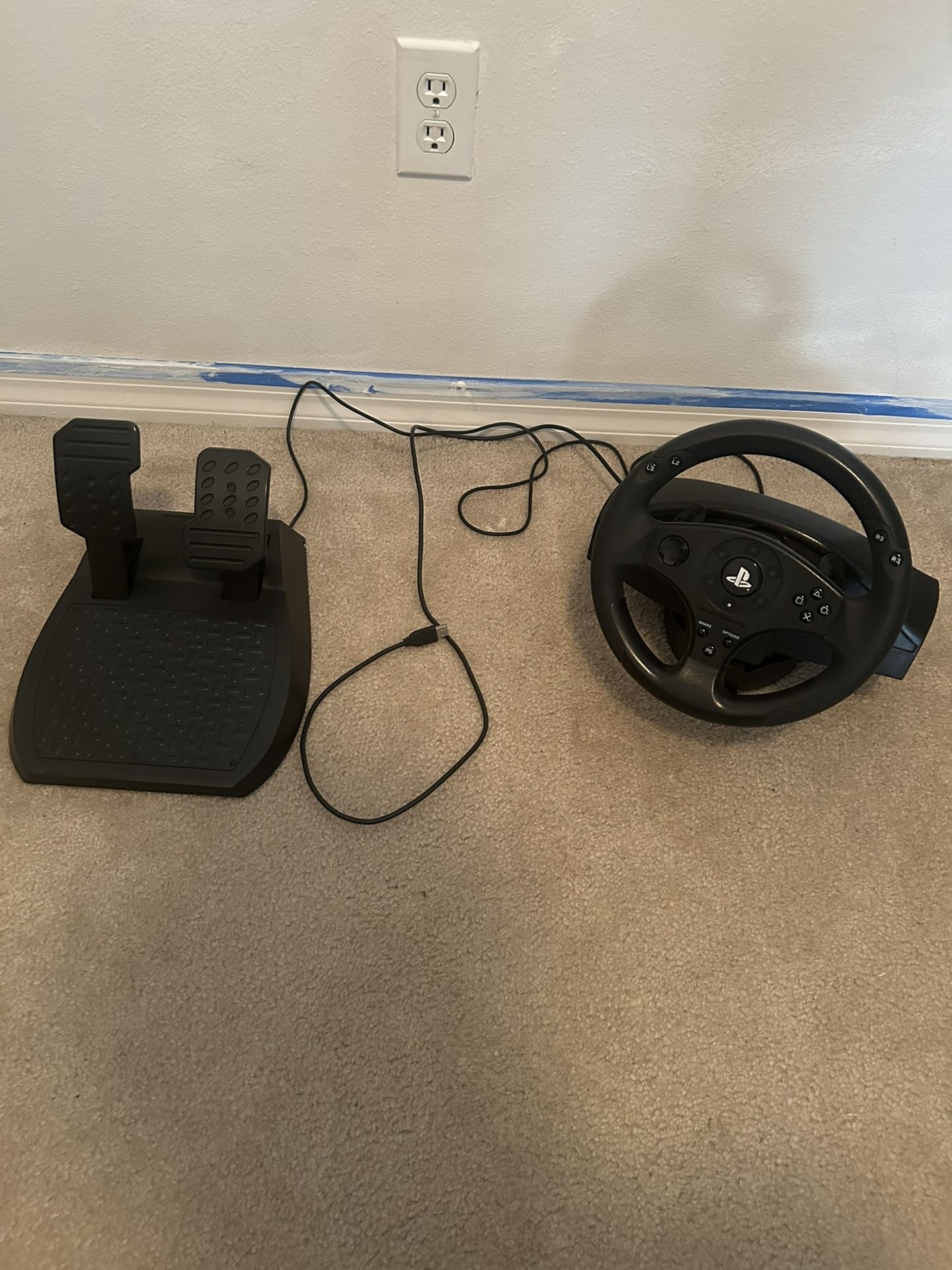 Thrustmaster T80 Racing Steering Wheel and Pedal Set for PlayStation/PC PS4