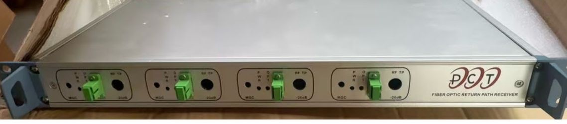 1RU 4-channel CATV/RF-over-fiber return path receiver  price        A 1RU 4-channel CATV/RF-over-fiber return path receiver