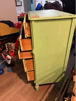 Green dresser