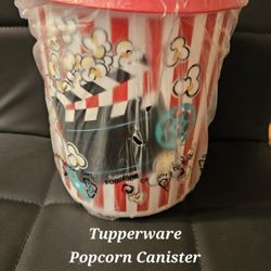 Tupperware Popcorn Canister 