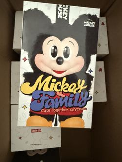 Mickey Family Popmart Vinyl Keychains