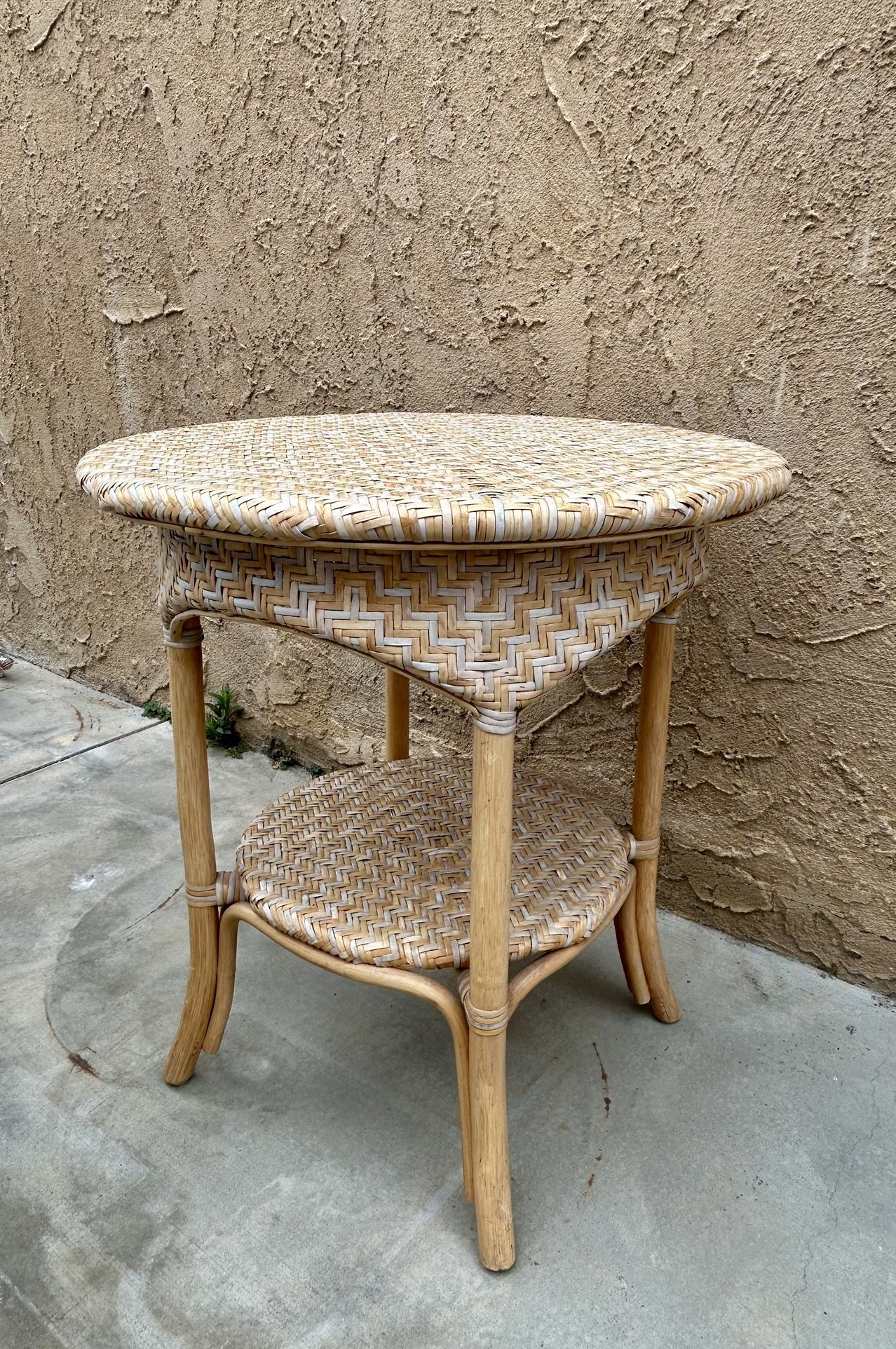 Wicker Accent / Side Table