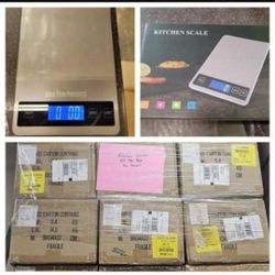 Pallet of brand new kitchen scales

20 per box
35 boxes

$1500 for All
