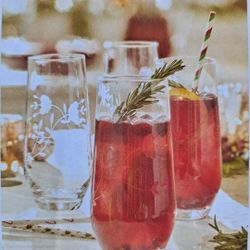 JUEGO DE 4 VASOS ALTOS PRINCESS HOUSE 🌷⚘️