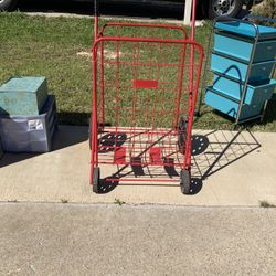 Large Wheeled Shopping Utility Cart