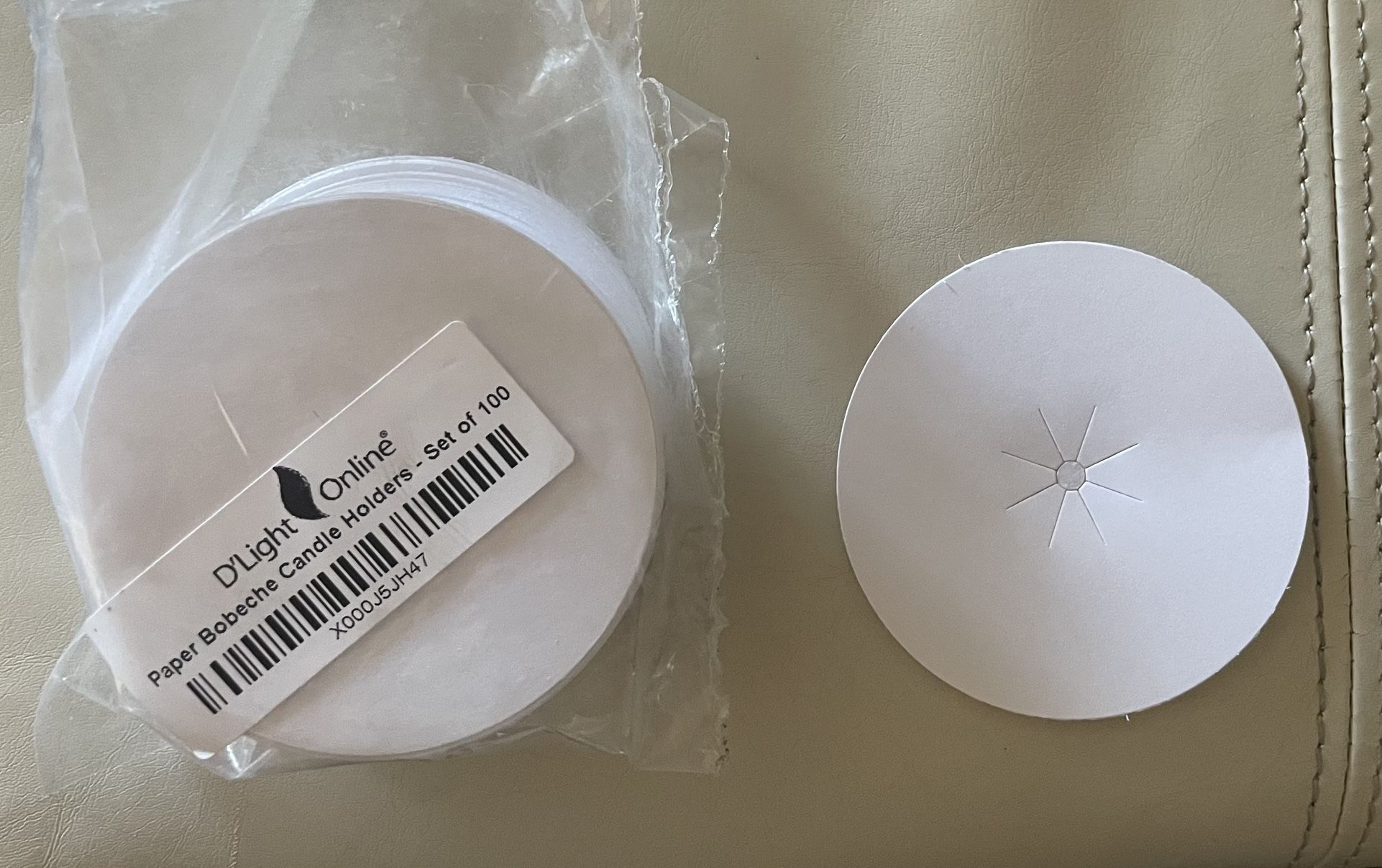 Paper Candle Drip Protector