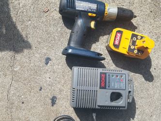 Ryobi Drill 1 18 Batery And Charger  All For 60