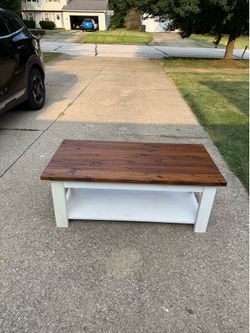 Farmhouse style coffee table