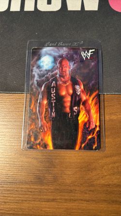 2000 WWF Wrestling Chaos Comics Vending sticker Stone Cold Steve Austin NMMT