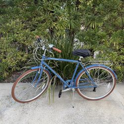 Retrospec Beaumont City Bike Navy Blue Size M + Accessories