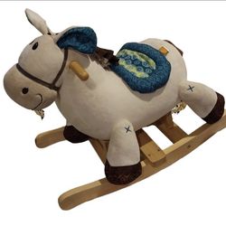 Kids Plush Rocking Horse