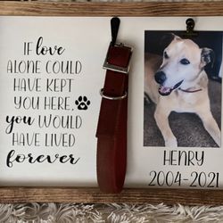 Pet Memorial Keepsake/ Memorial Wood Sign